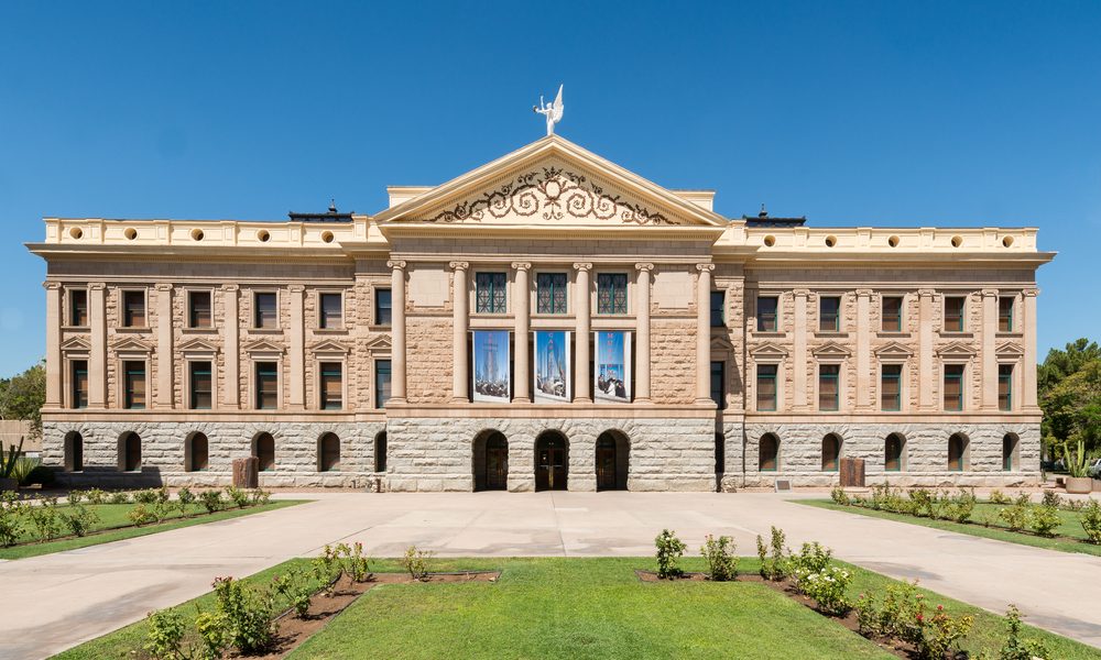 Original,Arizona,State,Capitol,Building,In,Phoenix,,Arizona